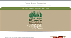 Desktop Screenshot of grassrootsessentials.com